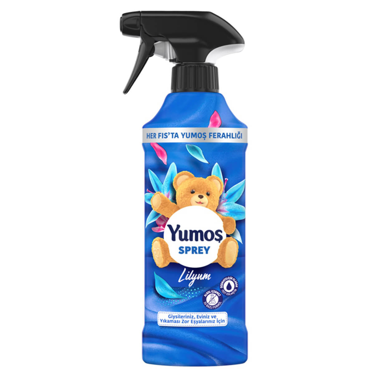 اسپری-خوشبو-کننده-یوموش-گل-لیلیوم-ارس-یاب اسپری یوموش آبی با رایحه گل لیلیوم حجم 450 میل - Image 1