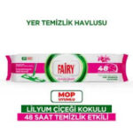 دستمال مرطوب مخصوص طی فیری با رایحه لیلیوم بسته 50 عددی