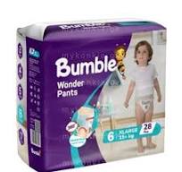 b6 پوشک بچه Bumble شماره 6 بالای 15 کیلو تعداد 28 - Image 1